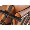 Ver imagem 5 de Poltrona Decorativa Sala Estar Alice Couro Caramelo