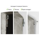 Ver imagem 5 de Cabeceira Casal e Recamier Sapateira America 140cm Bege