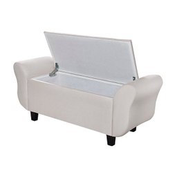 Cabeceira Casal e Recamier Sapateira America 140cm Bege - 3