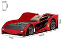 Ver imagem 3 de Cama Carro Vermelho Infantil com Colchão