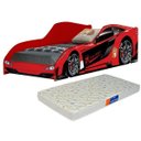Ver imagem 2 de Cama Carro Vermelho Infantil com Colchão