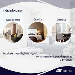 Desumidificador Elétrico Led 127-220v Antimofo 2200ml Tubrax - 6
