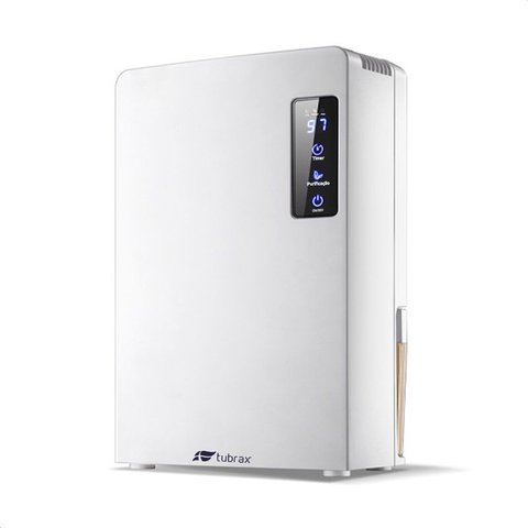 Desumidificador Elétrico LED 127-220V Antimofo 2200ml Tubrax