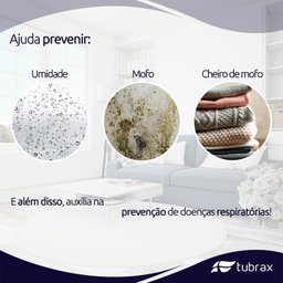 Desumidificador Elétrico Led 127-220v Antimofo 2200ml Tubrax - 3