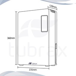 Desumidificador Elétrico Led 127-220v Antimofo 2200ml Tubrax - 7