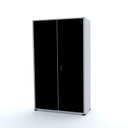 Ver imagem 1 de ARMÁRIO DE AÇO 200X118X40 PANDIN AP403M - CINZA/PRETO AP 403M
