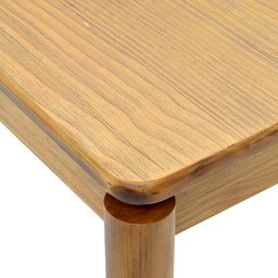 Mesa de Jantar 8 Lugares 2,20m Tampo de Madeira Flutuante Maciça Bergen Iaza Móveis - 6