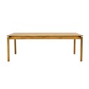 Ver imagem 3 de Mesa de Jantar 8 Lugares 2,20m Tampo de Madeira Flutuante Maciça Bergen Iaza Móveis