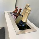 Ver imagem 3 de Champanheira Porta Bebidas Inox Tamanho 60x15x15 Cm Ecosul