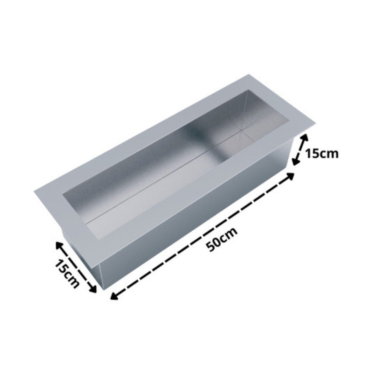 Champanheira Porta Bebidas Inox Tamanho 60x15x15 Cm Ecosul - 2