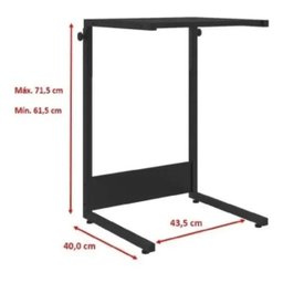 Mesa Portátil Multiuso com Regulagem de Altura Multivisão Br - 3