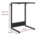 Ver imagem 3 de Mesa Portátil Multiuso com Regulagem de Altura Multivisão Pr