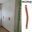 Ver imagem 3 de 02 Puxadores Fullfi Parafuso - Textura de Couro Creme:Rose Gold