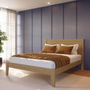 Ver imagem 3 de Cama Queen Topázio 1,60 Madeira Pinus Freijó - Finestra