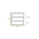 Ver imagem 3 de Vitro Basculante Branco 60x60 Linha 25 Jade