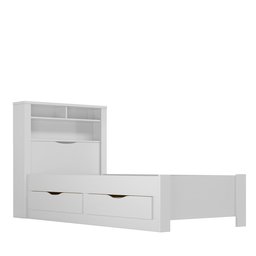 Cama de Solteiro com 2 Gavetas Invicta Contemporânea  - 4