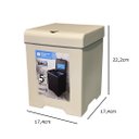 Ver imagem 3 de Kit Pia 3 Peças Lixeira Dispenser Porta Talher Cozinha - Stolf