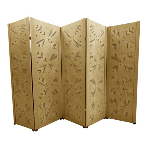 Biombo Divisor Ambiente Ramo 5 Folhas C/ 10 Pezinhos