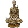 Estátua São Francisco Assis Meditando em Posição de Lótus - 1