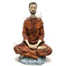 Estátua São Francisco Assis Meditando em Posição de Lótus - 1
