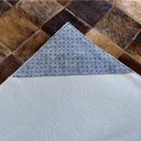 Ver imagem 3 de Tapete de couro marrom exotico 1,00x1,50 s/borda pç 10x10cm
