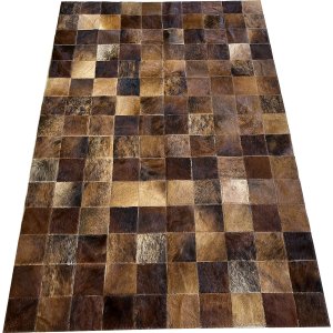Tapete de couro marrom exotico 1,00x1,50 s/borda pç 10x10cm