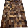 Tapete de couro marrom exotico 1,00x1,50 s/borda pç 10x10cm - 1