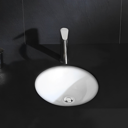 Cuba Redonda de Embutir 390x140 para Lavatório Standard Branco - 3