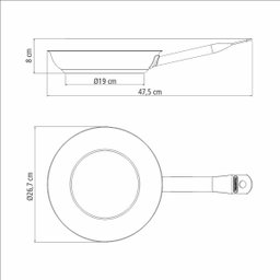 Jogo de Panelas Tramontina Professional Inox Fundo Triplo 5pçs Caçarolas Frigideira Cozi-vapore - 7