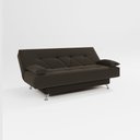 Ver imagem 4 de Sofá Cama 1,80m Fabiane Suede Marrom Madelina Decor
