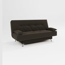 Ver imagem 2 de Sofá Cama 1,80m Fabiane Suede Marrom Madelina Decor