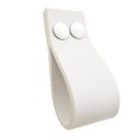 Ver imagem 1 de 02 Puxadores DokoTwo 2 Parafusos - Textura de Couro Branco:Branco