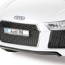 Carrinho Elétrico Infantil com Controle Remoto Audi 6V R8 Branco Xalingo Brinquedos - 3