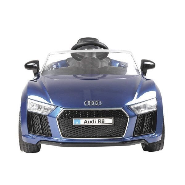 Carro Elétrico Infantil Audi R8 6 V com Controle Remoto Amarelo