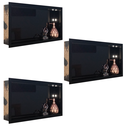 Ver imagem 3 de Nicho Porcelanato Preto Nero 60x32 Kit 3 Unidades Banheiro