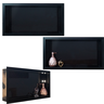 Nicho Porcelanato Preto Nero 60x32 Kit 3 Unidades Banheiro - 4