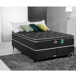 Cama Box Casal 158x198x71cm Pérola Negra Gazin Colchões Megasul - 2