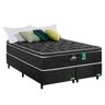 Cama Box Casal 158x198x71cm Pérola Negra Gazin Colchões Megasul - 1