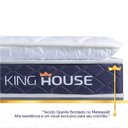 Ver mais imagens de Conjunto Box Cinza Durban Azul Espuma D28 Viúva 128x188x57 - King House
