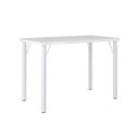 Ver imagem 1 de Mesa de Jantar Tubular Retangular 900 Roma Branco