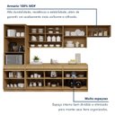 Ver imagem 7 de Cozinha Completa Modulada 6 Peças 13 Portas 4 Gavetas com Rodapé 100% MDF Simone Mendes
