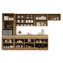 Ver imagem 5 de Cozinha Completa Modulada 6 Peças 13 Portas 4 Gavetas com Rodapé 100% MDF Simone Mendes