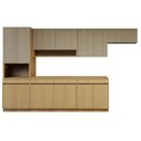 Ver imagem 2 de Cozinha Completa Modulada 6 Peças 13 Portas 4 Gavetas com Rodapé 100% MDF Simone Mendes