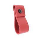 Ver imagem 1 de 02 Puxadores Doba Parafuso - Textura de Couro Vermelho:Preto