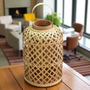 Ver imagem 2 de Lanterna Decorativa em Bambu 40cm