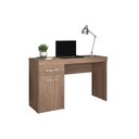 Ver imagem 1 de Escrivaninha P/ Escritório Vitória C/ 1 Porta e 1 Gaveta Nogal - Demóbile