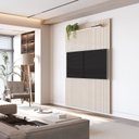 Ver imagem 1 de Painel Ripado para TV até 55 Polegadas 100% MDF 138,6CMX240CM Arbo