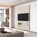 Ver imagem 5 de Painel Ripado 100% MDF para TV 55 Polegadas 240cmx138,6cm Arbo