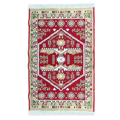 Tapete para Sala Quarto Hall de Entrada Turco Kilim Dupla Face - 120x180cm