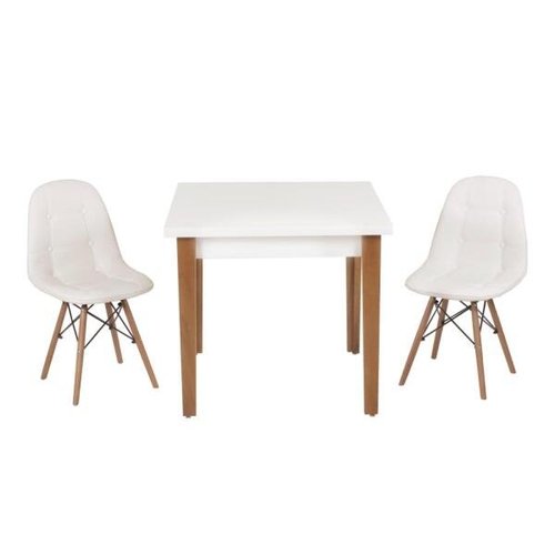 Conjunto Mesa Dobrável 4 Lugares Bona Vita Móveis - Conjunto Sala de Jantar  - Magazine Luiza